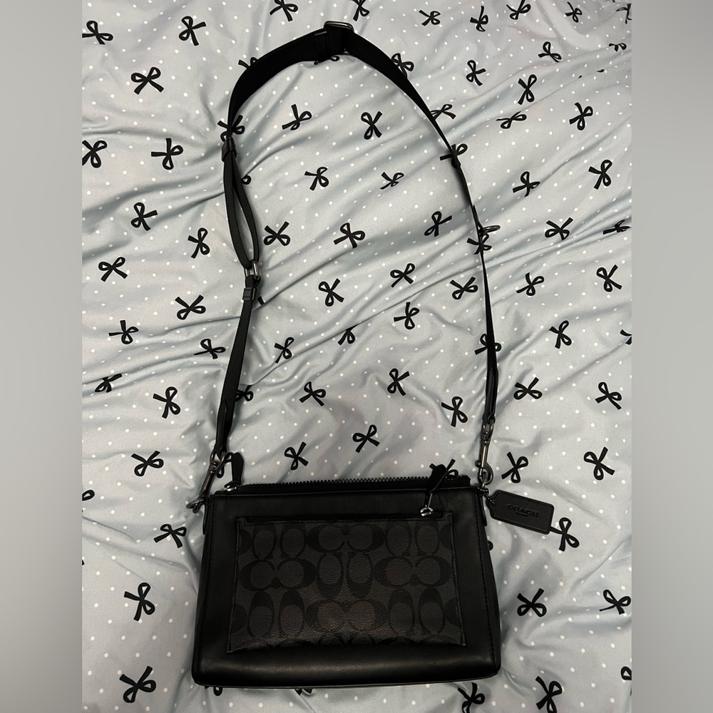Black coach crossbody
